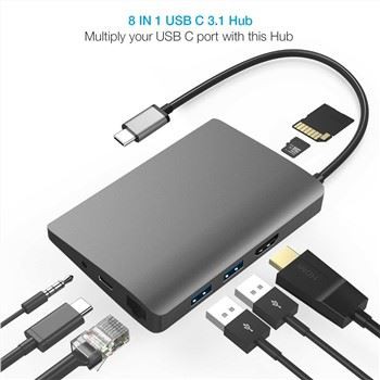 ฮับ 8 in 1 Type C